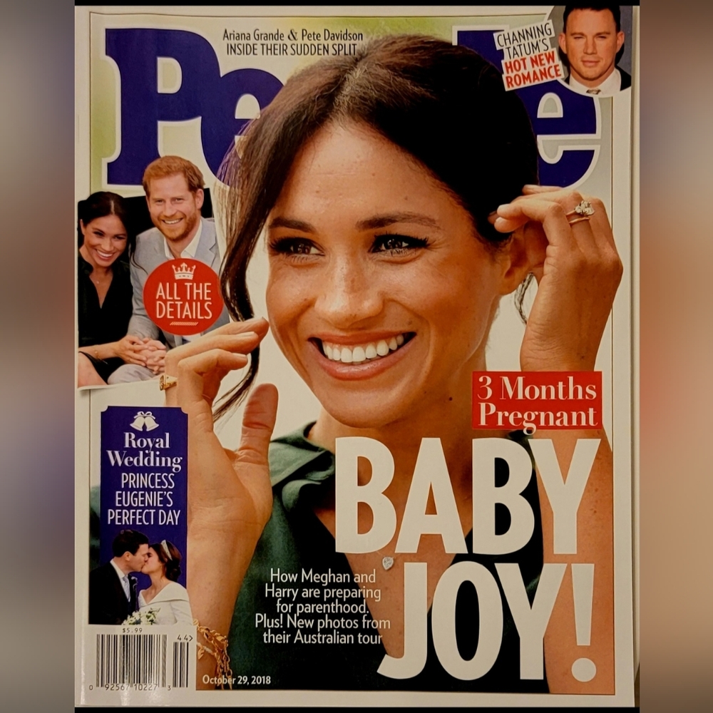 People Magazine Meghan's Baby Joy - October 2018